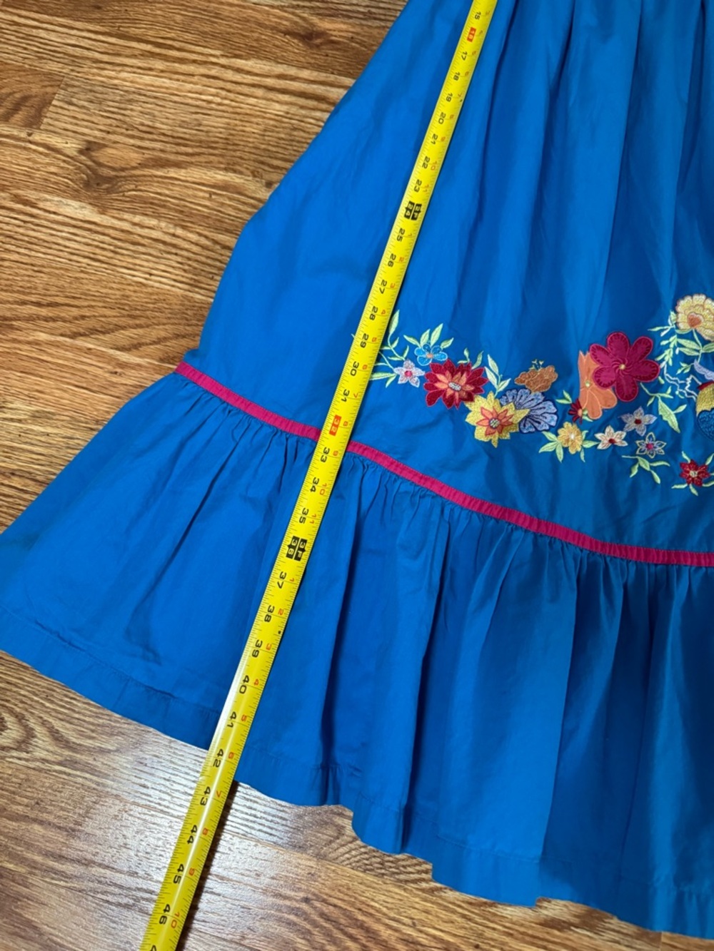 Vintage Bechamel doll-like embroidered dress size medium - Picture 9 of 13